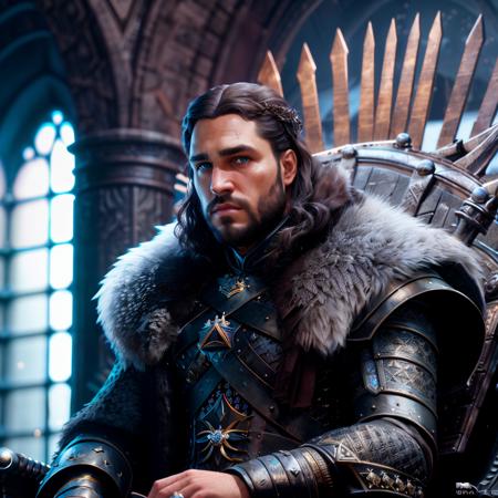 best quality, ultra high res, best shadow, highly detailed facial features, beautiful and flawless face, perfect eyes, The king sat on the iron throne with dominance, (dominating:1.2), stunning environment, horror, scorn game, dark horror, by Brom and Jacek Yerka, by Greg Rutkowski, very coherent artwork, cinematic, hyper realism, high detail, octane render, unreal engine, 8k, Vibrant colors, Smooth gradients, High contrast, depth of field, aperture f1.2.2, background is beautiful nature vista shot