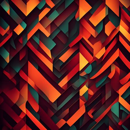 photo abstract geometric patterns, vivid colors, poster (PosterGeo style:1) <lora:djzPosterGeo:0.8)