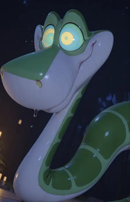 kaa the snake hypnotic eyes - jungle book 2