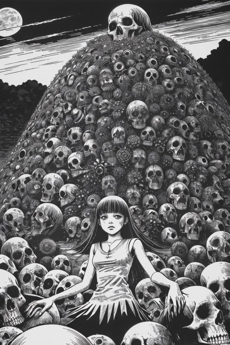 [Nightmare Series] by Junji Ito - LoRA Style image by SEVUNX