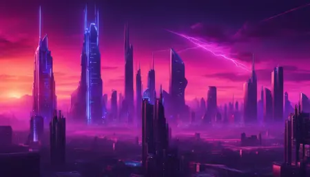 Alien Cityscape Concept Art (VW Style)