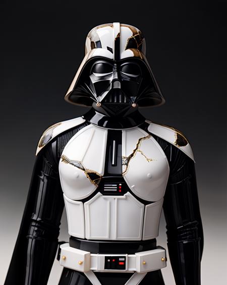 kintsugi darth vader, white kintsugi<lora:kintsugi:1>