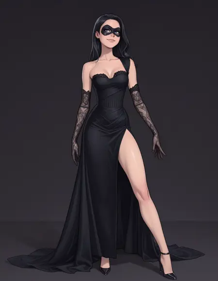 Lumina Brides Single Shoulder Evening Dress