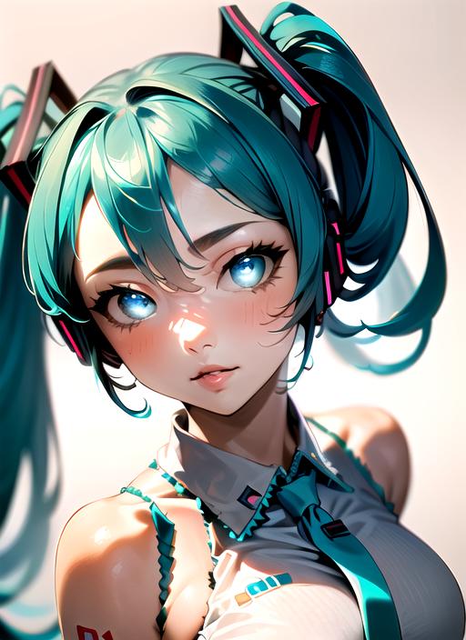 Hatsune Miku (with shiny eyes) image by Herrscher_AGGA2023