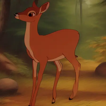 Female Cartoon Deer (Faline)