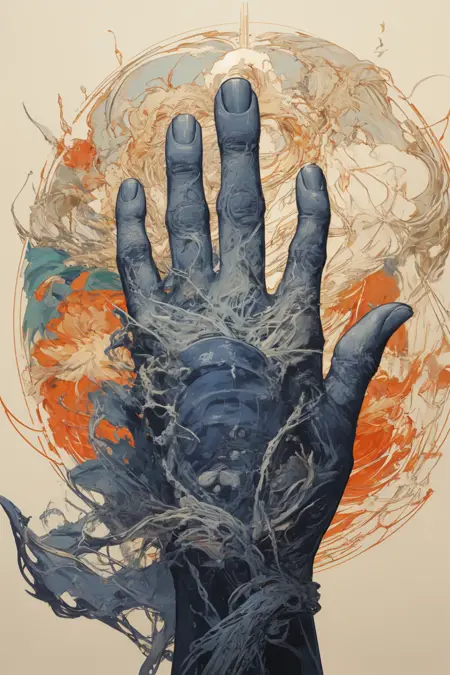 [LoRA] "Normal Hand" Concept (With dropout & noise version)
