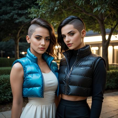 Cropped Puffer Vests - Puffer Jacket and Down Jacket pony_cropped_puffer_vest