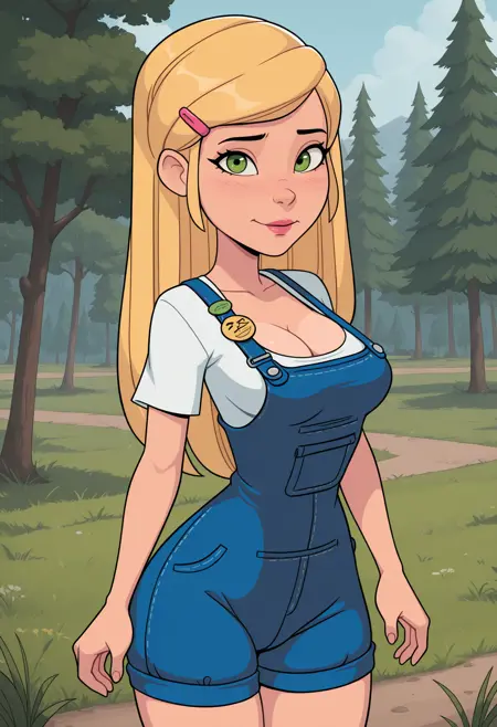 Melinda, (Camp Pinewood), LoRA, IllustriousXL