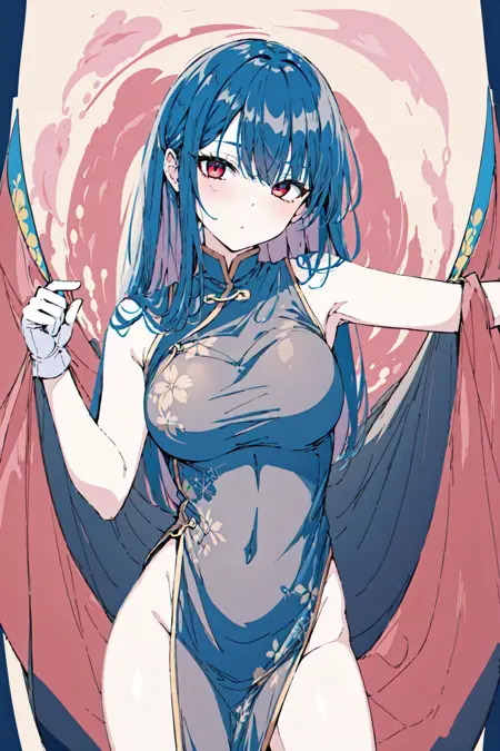 Cold Tone Flat/冷色调平涂