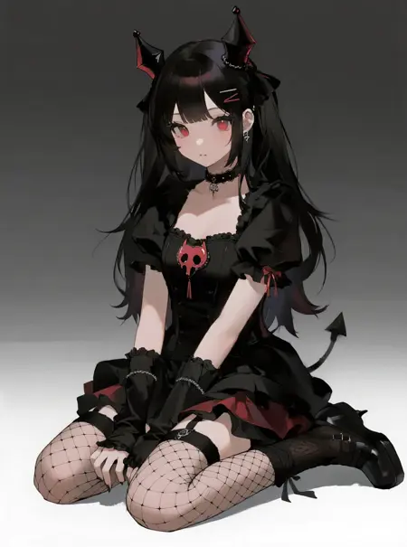 NSFW WAN2.2 T2V Big ass fishnet stockings little devil