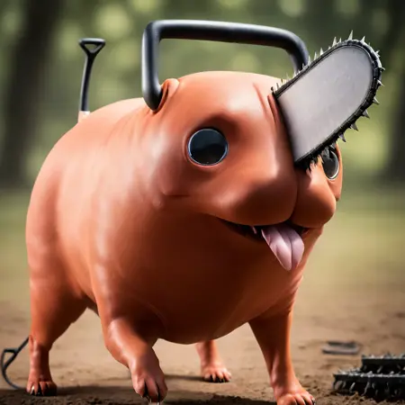 Pochita Chainsaw Man SDXL