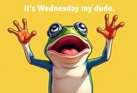 It's Wednesday My Dudes