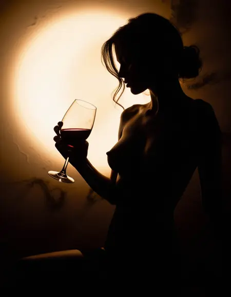 Sensual silhouette