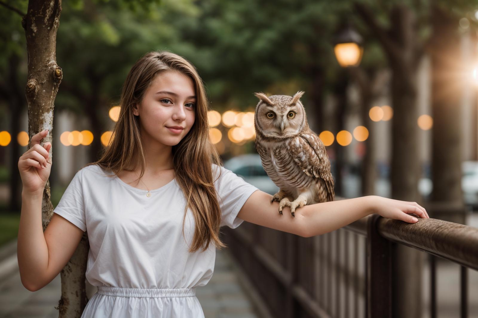 OpenPose, bird on her arm image by dickccchen761