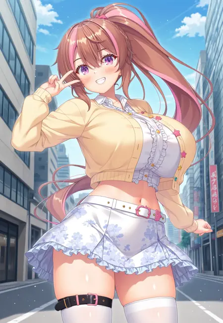 Ushiroku Mikari - Homerarete Nobiru SR Shoujo-tachi