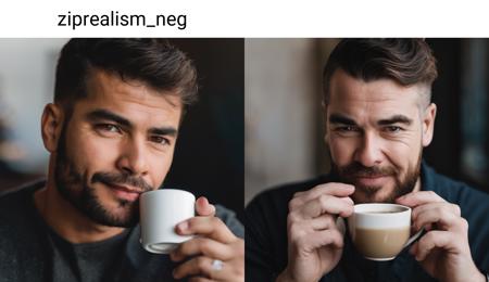 headshot of a man drinking coffee