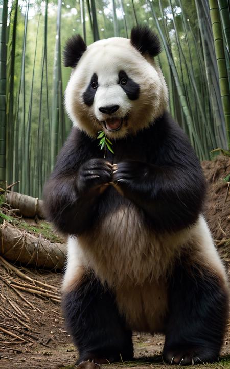 cinematic film still (top-quality, 8K, masterpiece:1.3) A photo of a fluffy, (giant panda), eating bamboo, wearing a traditional Japanese kimono, in a bamboo forest taken with a wide-angle lens highly detailed, detailed skin, soft sunlight
A photo of a glowing, giant mushroom, standing tall, wearing a delicate vine crown, in an enchanted meadow, taken with a macro lens, highly detailed, detailed skin, soft morning light
 <lora:epi_noiseoffset2:1> . shallow depth of field, vignette, highly detailed, high budget, bokeh, cinemascope, moody, epic, gorgeous, film grain, grainy