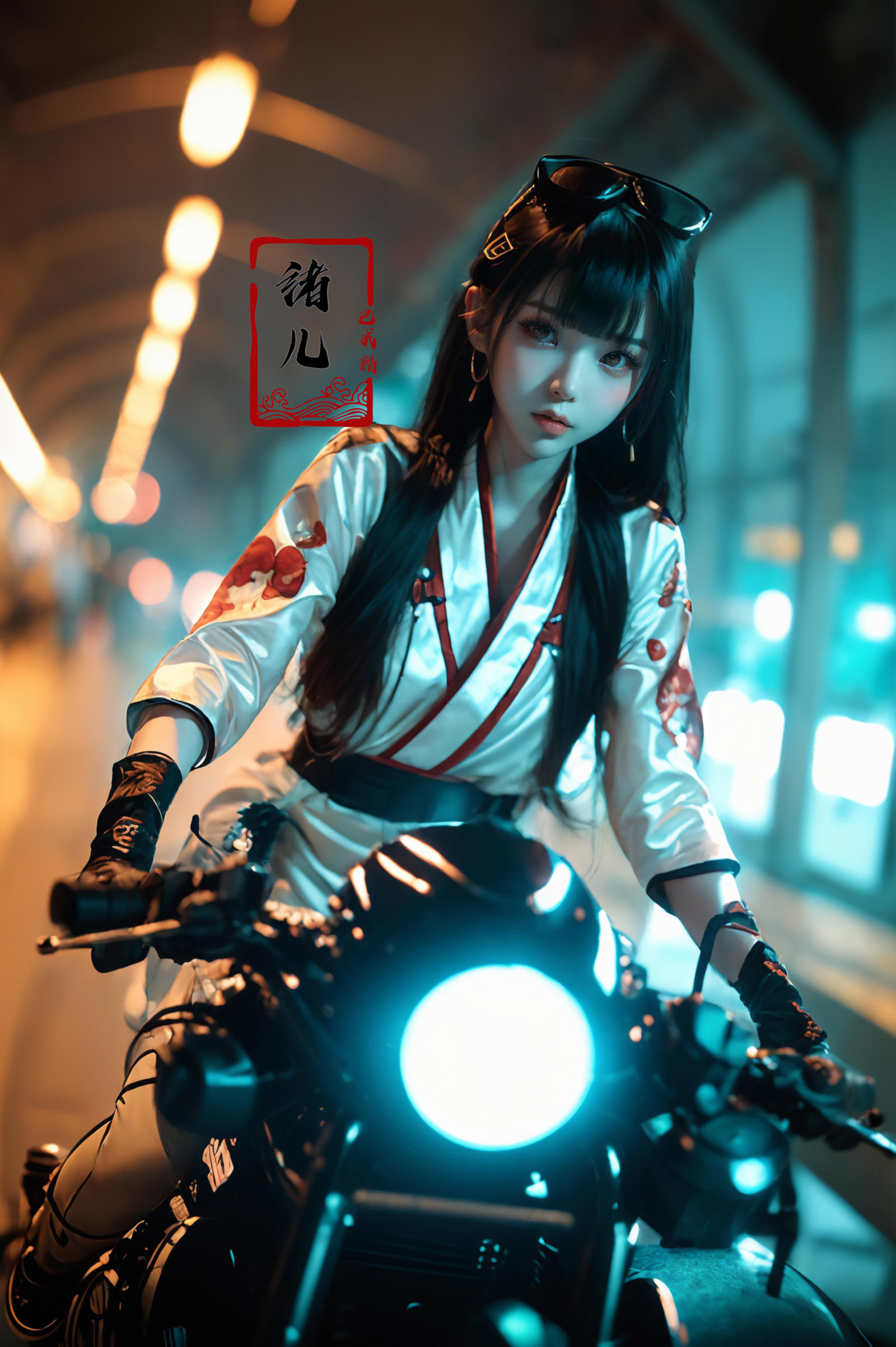 绪儿-摩托少女 xuer future motorcycle image by XRYCJ