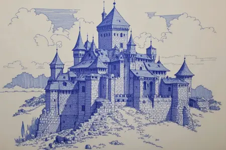 sketch( ballpoint pen sketch) - 圆珠笔速写