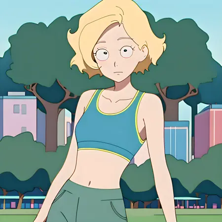 Elle From Rick and Morty: The Anime