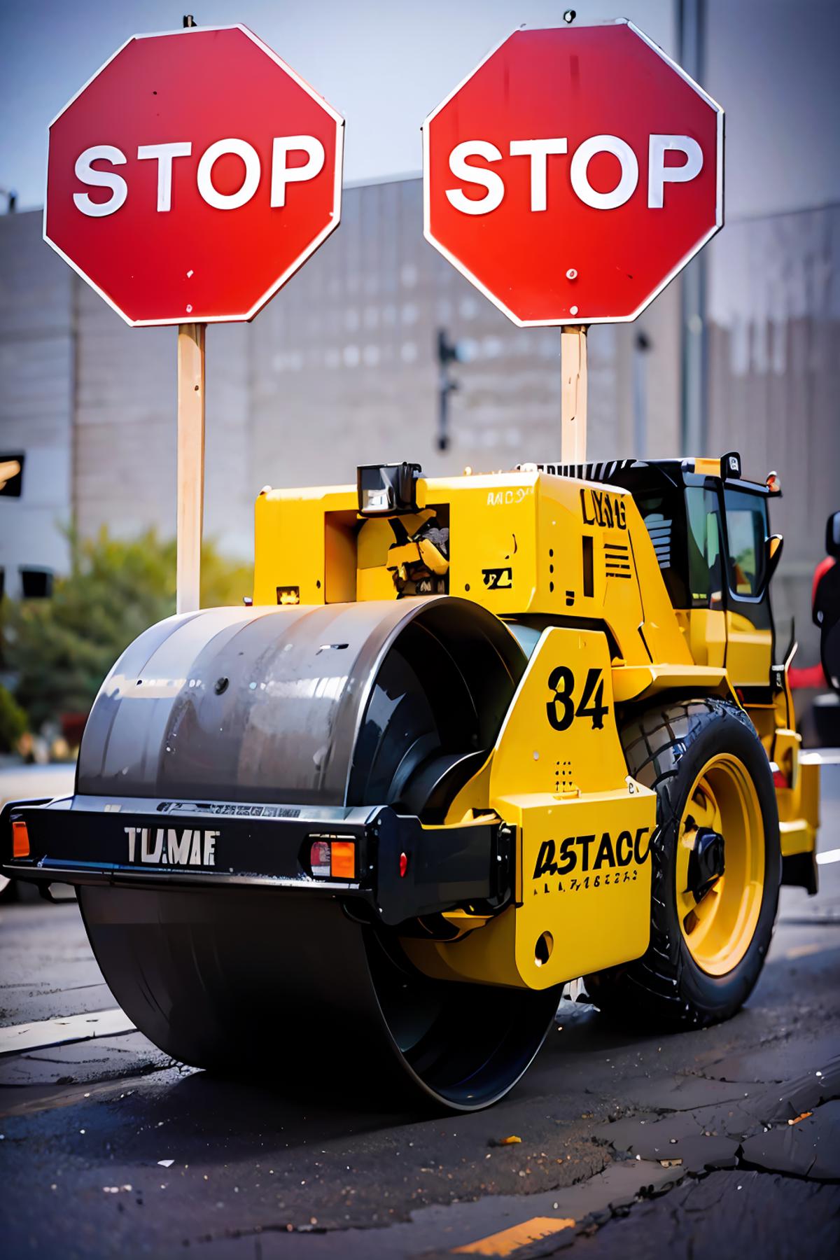 Holding a stop sign - yomama image by PlasticBear