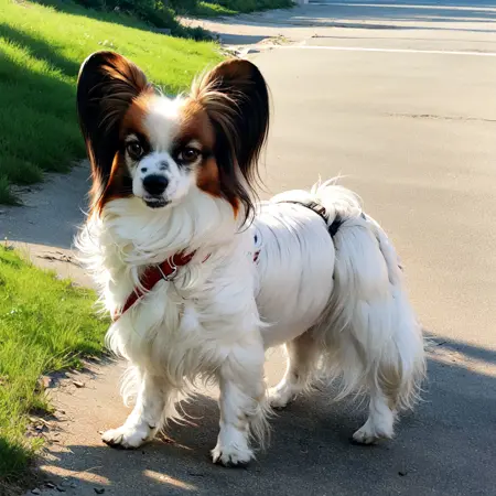 Papillon dog