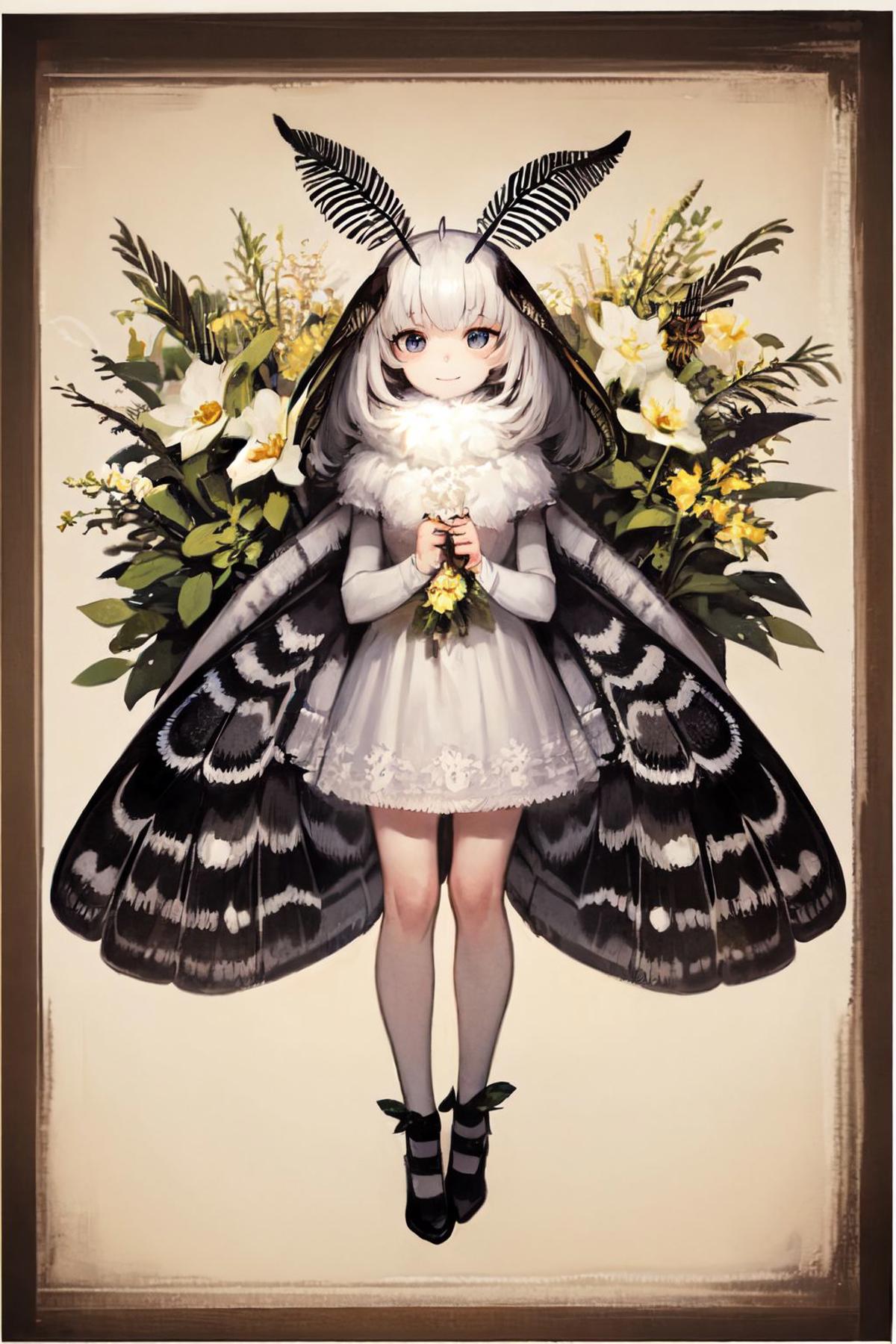 Moth girl concept - v01 | Stable Diffusion LoRA | Civitai