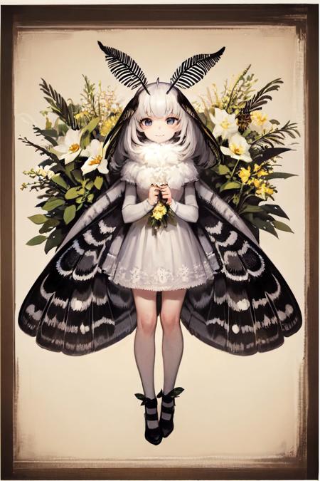 絵画 Moth Girl #004 Moth Girl #004