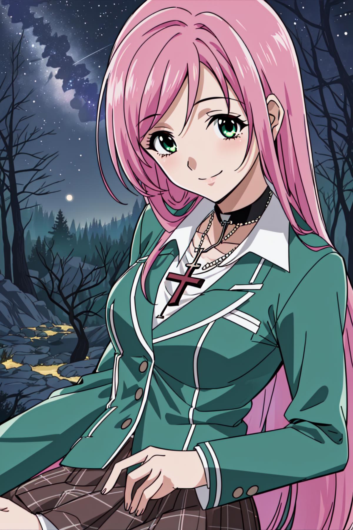 Anime Character - Rosario Vampire - Akashiya Moka image by misspixel