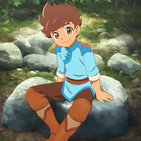 Lute (Monster Hunter Stories) first outfit. Illustrious