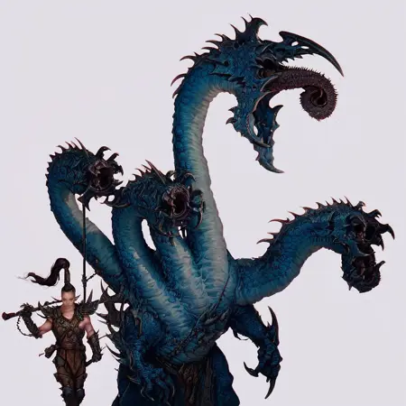 Dark Elf Kharibdyss (classic Warhammer)