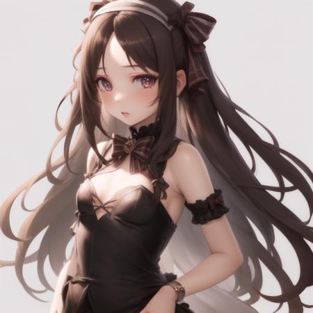 ((masterpiece)), (best quality), detailed,1girl,brown hair, forehead, sidelocks,small breasts, medium breasts, long hair, hairband, bow,very long hair, hair ribbon, swept bangs, parted bangs, asymmetrical bangs,
,<lora:RedEyeLiner-v1.32-000012:1.0:1,1,0,0,0.5,0,0,1,0,0,0,0.9,1.8,1,0,0,0>,