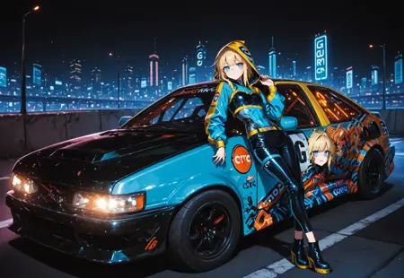 Toyota Carolla Levin-Itasha