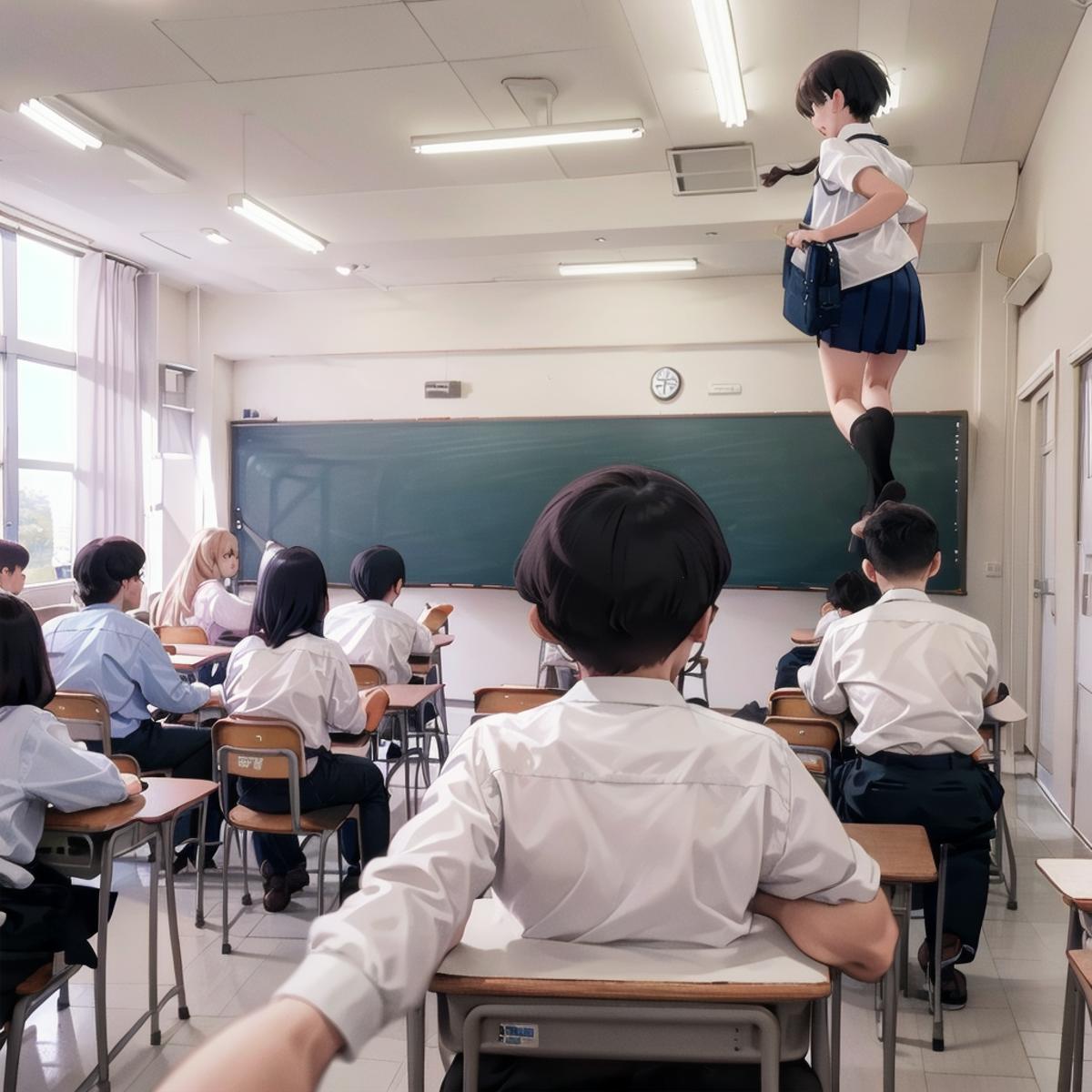 学校の教室 / Japanese School Classroom SD15 image by swingwings