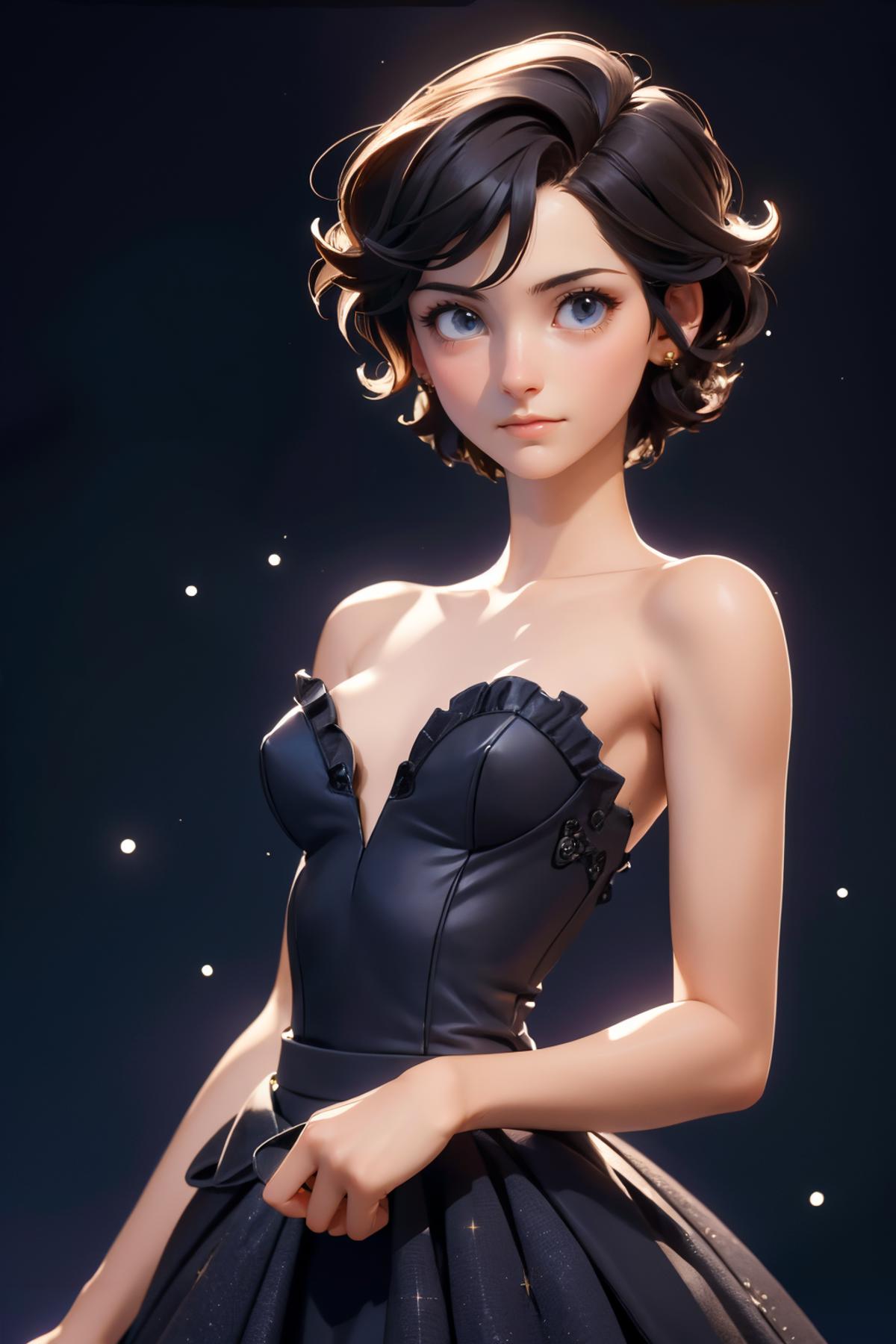 Strapless Glamour - by EDG image by Abraxo