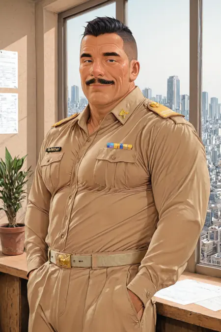 Thai male Khaki uniform (Illustrious)