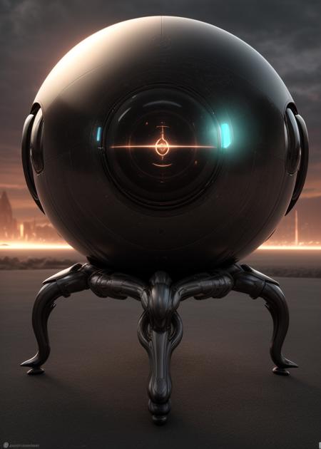 futuristic alien tech sphere, embedded into a monolithic obelisk, informational display,  <lora:sfear:1.5>, sfear, 3d render, high quality, uhd, photorealistic