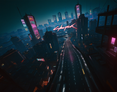 Cyberpunk 2077 Background (Landscape) (Illustrious) (AD) v1.0
