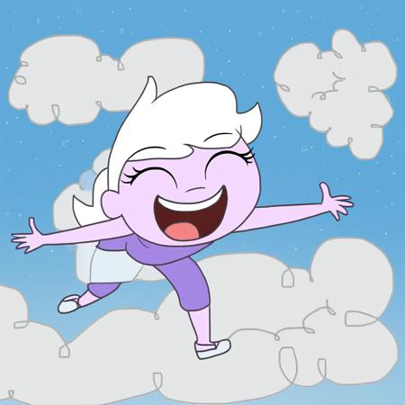 UPA Cartoon: clouds (LoRA) V1