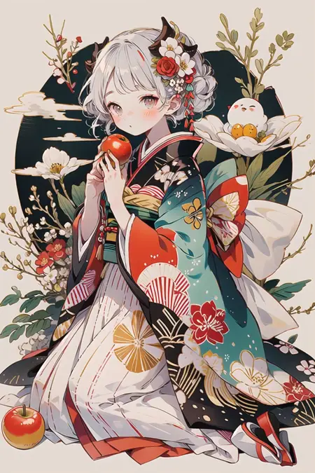 [LoRa] Hanamizake / 花見酒 Style (With multires noise version)