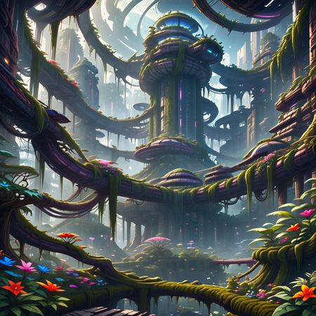 Another World - futuristic city ruins (XL/Illustrious) SDXL