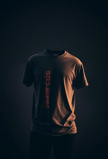 t-shirt, realistic style, photography style