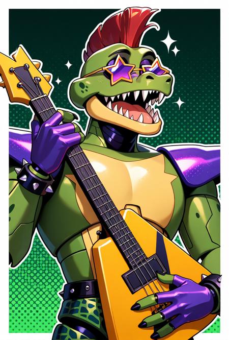 Montgomery Gator  FNAF / Five Nights at Freddy's Security Breach Noob + Illust noob eps