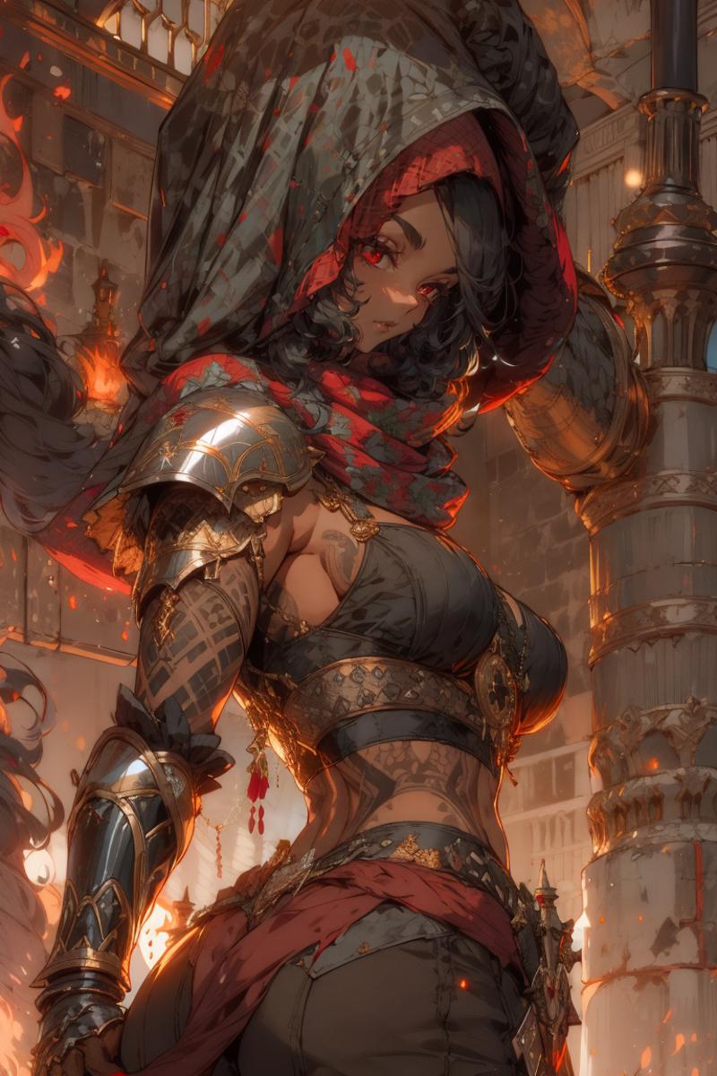 Fire Style Female Ninja🔥🔥🔥 image by DarkStorm12