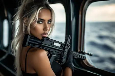 Sarah Petersons Gun girl killer bitches FT15