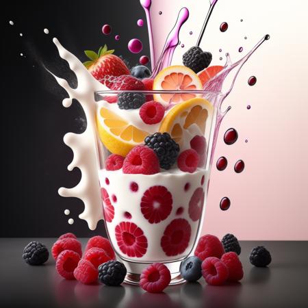 mix fruit and berries, fruits splash milk png <lora:splashes_v.1.0:0.7>