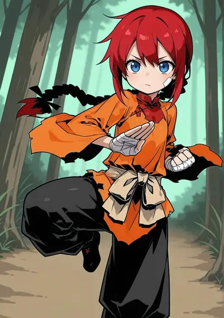 赤モンク(世界樹の迷宮) / red monk (Etrian Odyssey)