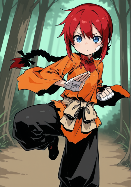 赤モンク（世界樹の迷宮） / red monk (Etrian Odyssey) v1.0