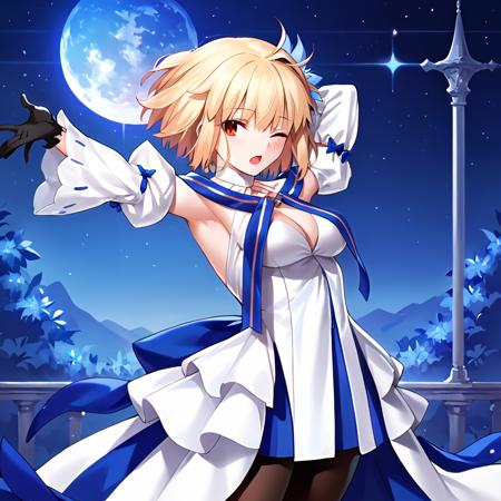 (arc_1:1.1), blonde hair, red eyes, slit pupils, breasts, bangs, long hair, very long hair, antenna hair, hair intakes, arcueid, blonde hair, red eyes, slit pupils, breasts, bangs,  short hair, (arc_3:1.1), blonde hair, red eyes, slit pupils, breasts, bangs, long hair, very long hair, antenna hair, hair ornament, white hair flower, partially glowing hair,  dress, strapless dress, white dress, blue skirt, gold trim, bare shoulders, cleavage, detached collar, detached sleeves, gloves, white gloves,  dress, white dress, detached sleeves, bare shoulders, cleavage, pantyhose, black pantyhose, black gloves, gloves, hair ornament, blue hair flower, skirt, multicolored skirt, choker, ribbons,  dress, white dress,  detached sleeves, cleavage, multicolored clothes, bare shoulders, blue skirt, multicolored skirt, gloves, blue gloves, detached collar, ribbons,  halo sword