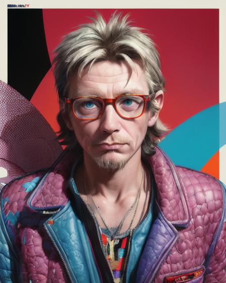 male, realistic photograph by david bailey, 4k, vibrant colour scheme, award winning, getty images, ultra detailed, hyper focal, bokeh,, art by jamie hewlett and by simon bisley and by moebius, RAW photo, hyper detailed, ultrafine detailed,